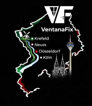 Einsatzgebiet VentanaFix: Krefeld, Neuss, Düsseldorf, Köln